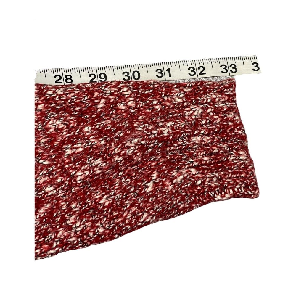 Croft & Barrow Sweater Women's XL Heather Red Cowl Neck Long Sleeve Pullover - Picture 8 of 8
